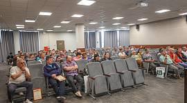 Награждение тренеров-активистов и учителей физкультуры в парке "Патриот-Тула"