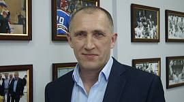 Прямой эфир на "России 1" с исполнительным директором Федерации хоккея Тульской области Николаем Ивашковым